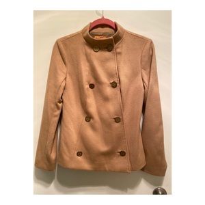 TORY BURCH DESIGNER CAMEL WOOL COAT